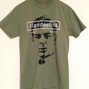 Clandestina Olive Green Young Che Guevara T-Shirt